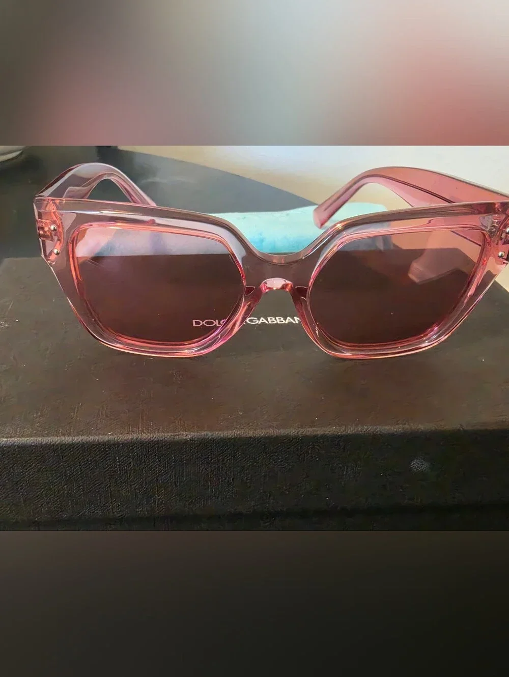 Dolce & Gabbana Women's Pink Statement Sunglasses